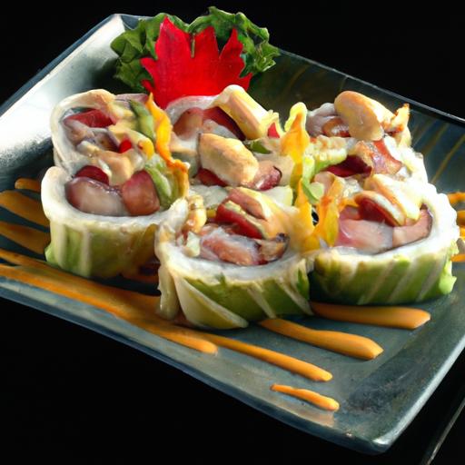 pastrami and cream cheese sushi