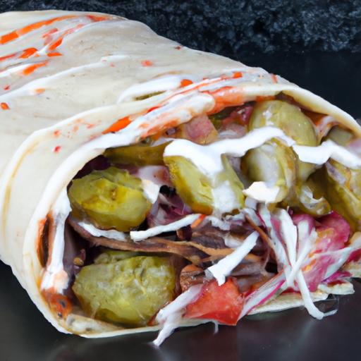 Pastrami and Pickle Burrito