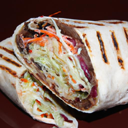 Pastrami and Sauerkraut Wrap