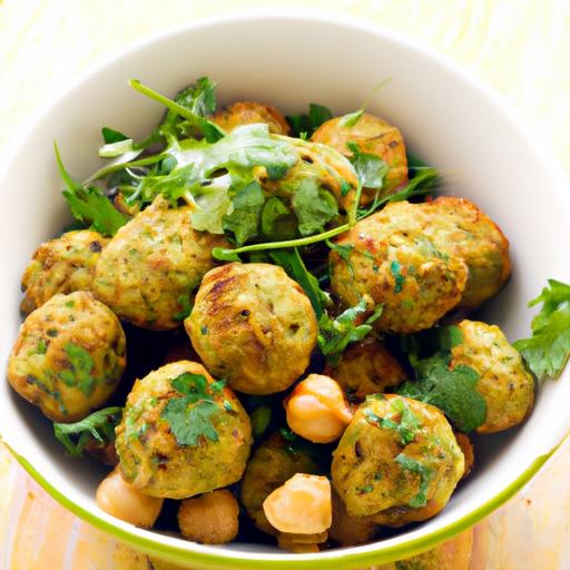 Pea and Coriander Falafel