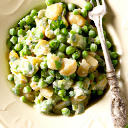 pea and potato salad