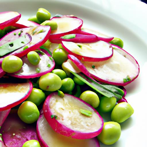 pea and radish salad