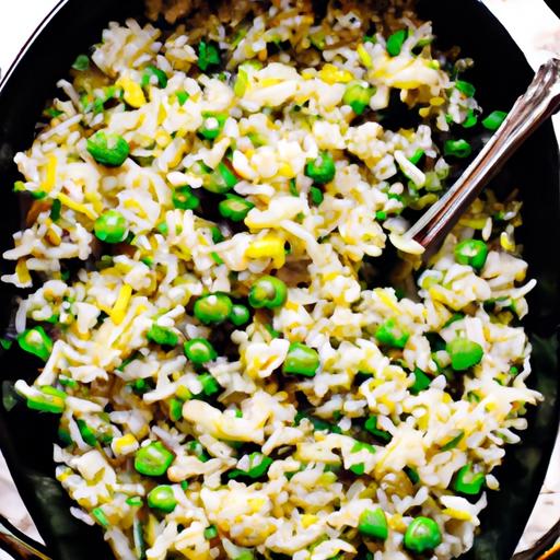 pea and rice pilaf