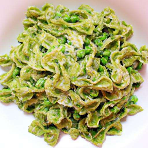 pea pesto pasta