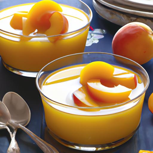 peach and apricot compote