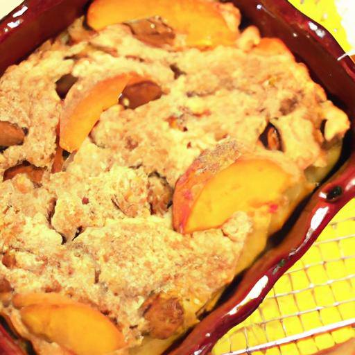 Peach and Apricot Crisp