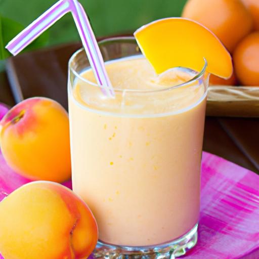 Peach and Apricot Milkshake