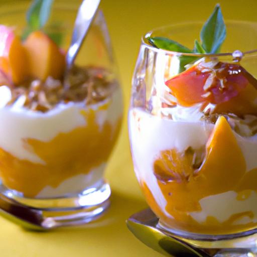 Peach and Apricot Parfait