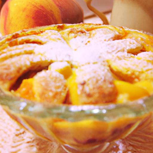 Peach and Mango Cobbler