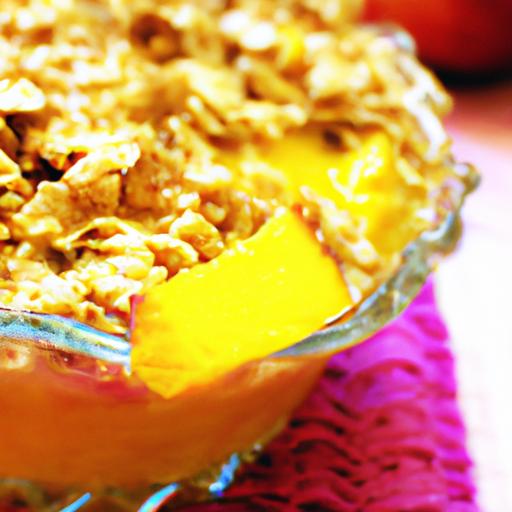 Peach and Mango Crisp