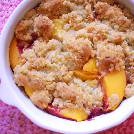 Peach and Mango Crumble