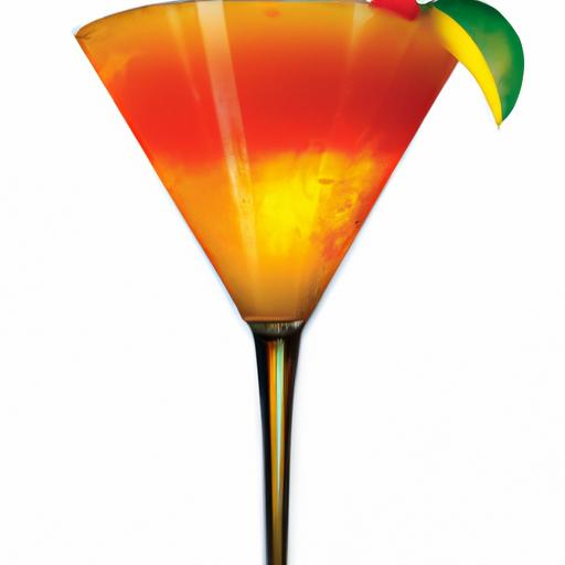 Peach and Mango Martini