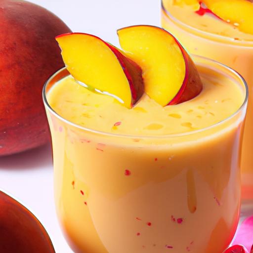 Peach and Mango Milkshake