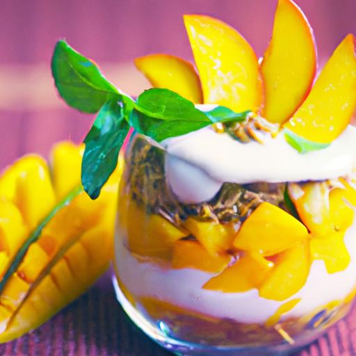 Peach and Mango Parfait