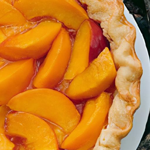 peach and mango pie