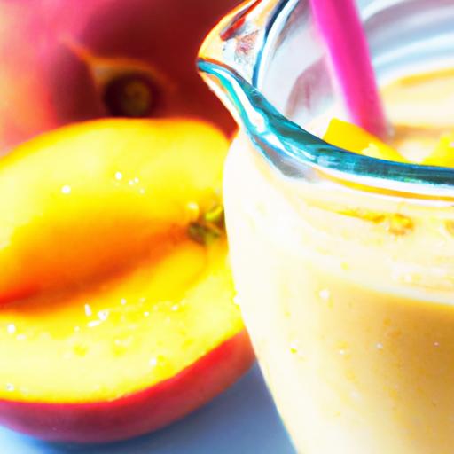 Peach and Mango Smoothie