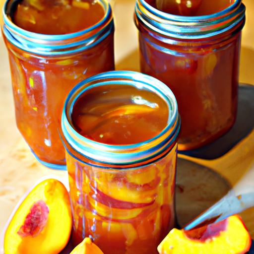 peach and nectarine jam