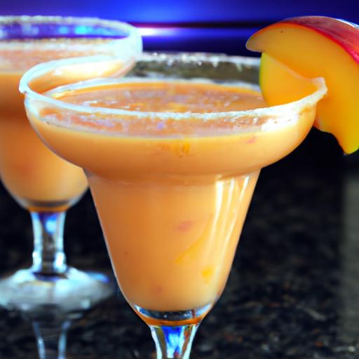 peach and nectarine margarita