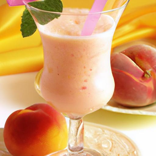 Peach and Nectarine Milkshake