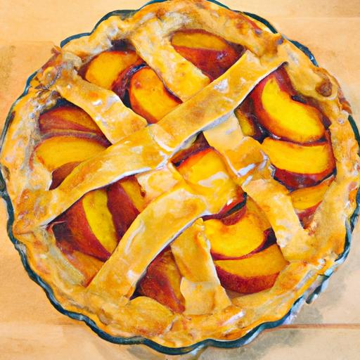 peach and nectarine pie