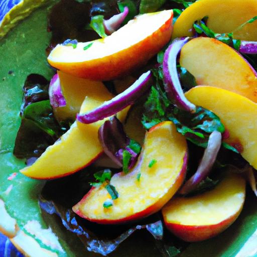 Peach and Nectarine Salad