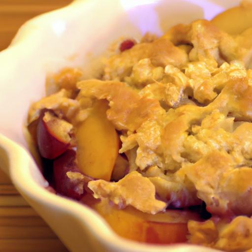 Peach and Plum Crisp