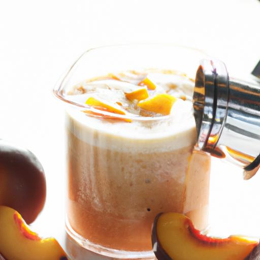 Peach and Plum Milkshake