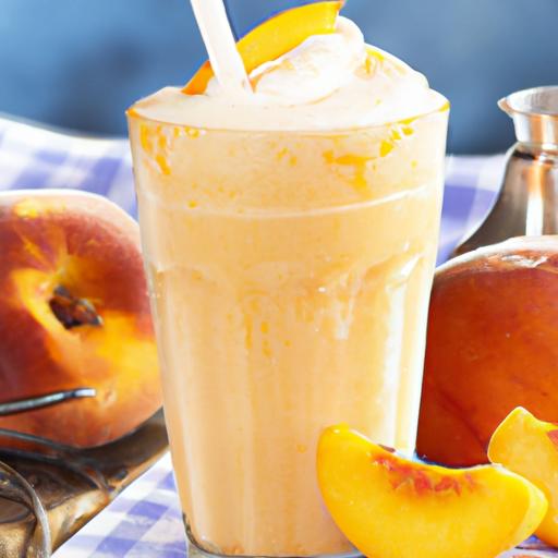 Peach Cobbler Protein Shake