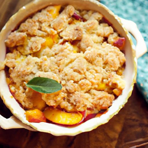 Peach Crumble