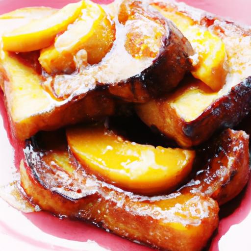 peach french toast