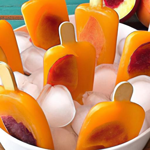 peach popsicles