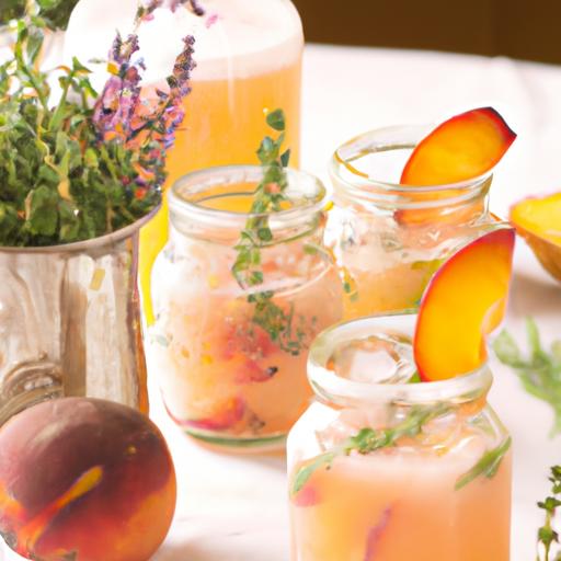 peach thyme refresher