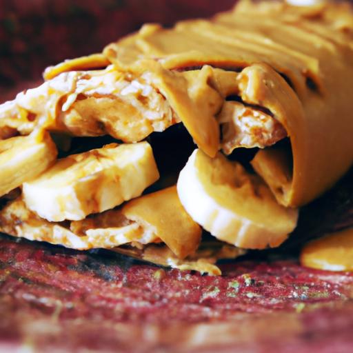 peanut butter and banana burrito