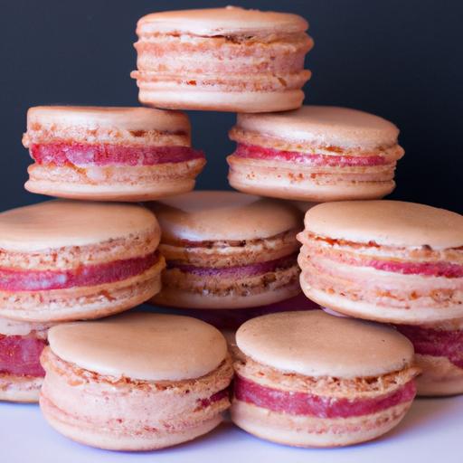 peanut butter and jelly macarons