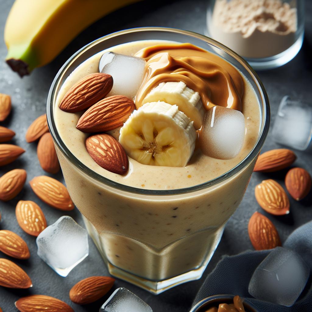 Peanut Butter Banana Protein Smoothie