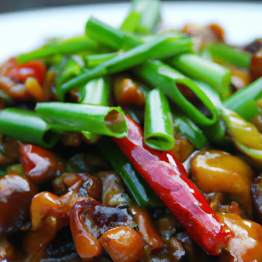 pepper and mushroom stir fry