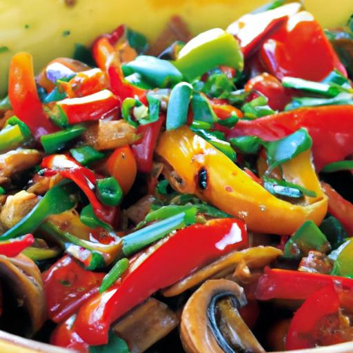 pepper and onion stir fry