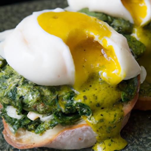 pesto eggs benedict