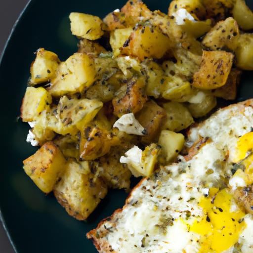 pesto potato scramble