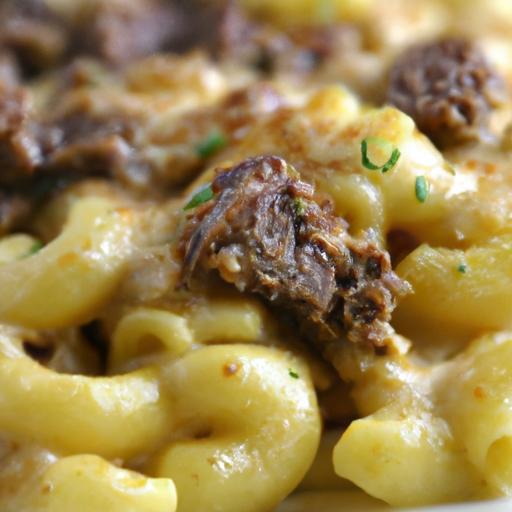 Philly Cheesesteak Mac and Cheese