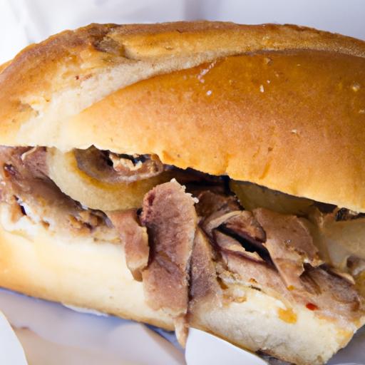 philly roast pork sandwich