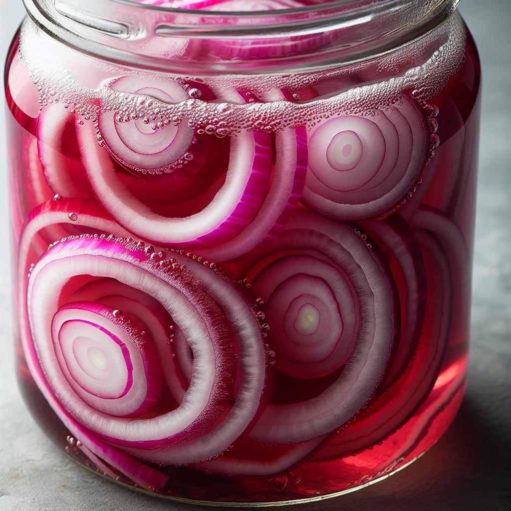 pickled red onions