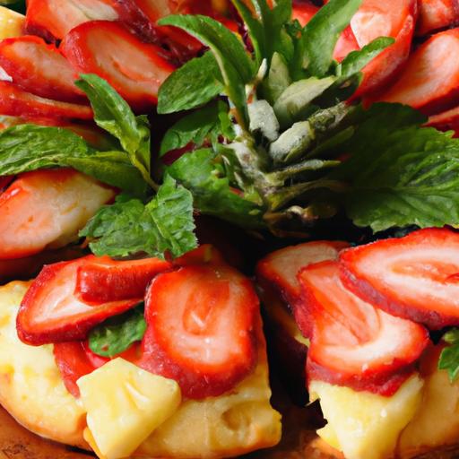 Pineapple and Strawberry Shortcake