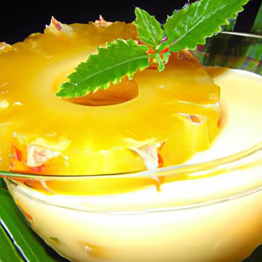 Pineapple Panna Cotta