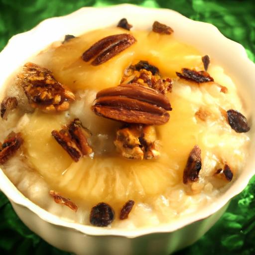 Pineapple Rice Pudding