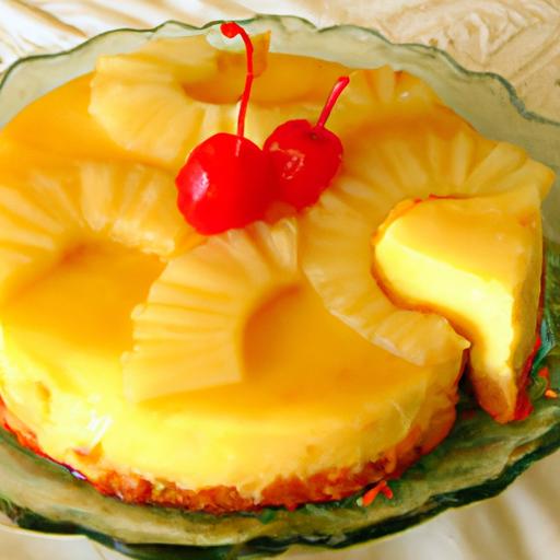 Pineapple Upside Down Cheesecake