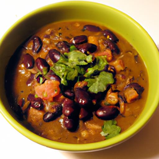 pinto bean and black bean chili