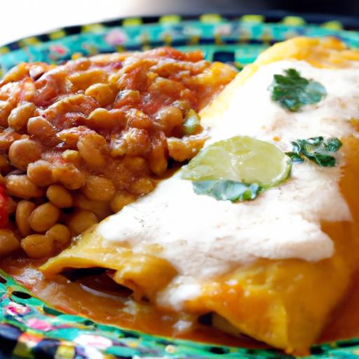 pinto bean and cheese enchiladas