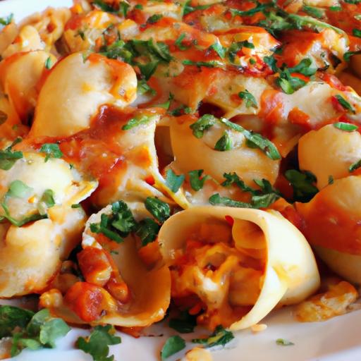 pinto bean and cheese stuffed shells