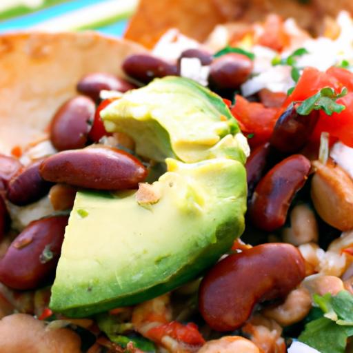 Pinto Bean and Chicken Tostadas